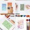 16 Pieces Stencils for Painting, Abstract Texture Mixed (Mixed16)